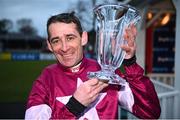 10 February 2019; Jockey Davy Russell after winning the BoyleSports Grand National Trial Handicap Steeplechase on-board Dounikos at Punchestown Racecourse in Naas, Co. Kildare. Photo by David Fitzgerald/Sportsfile