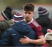 10 February 2019; Seán Kelly of Galway celebrates with supporters after the Allianz Football League Division 1 Round 3 match between Monaghan and Galway at Inniskeen in Monaghan. Photo by Daire Brennan/Sportsfile