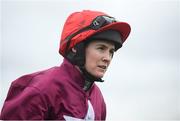 10 February 2019; Jockey Rachael Blackmore after falling from Arkwrisht during the BoyleSports Grand National Trial Handicap Steeplechase on-board Dounikos at Punchestown Racecourse in Naas, Co. Kildare. Photo by David Fitzgerald/Sportsfile