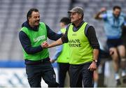 10 February 2019; Oranmore-Maree manager Gerry McInerney, left, celebrates with selector Vinny Byrne during the AIB GAA Hurling All-Ireland Intermediate Championship Final match between Charleville and Oranmore-Maree at Croke Park in Dublin. Photo by Piaras Ó Mídheach/Sportsfile