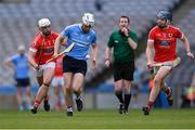 10 February 2019; Liam Keane of Oranmore-Maree in action against Darren Casey, left, and Jack Doyle of Charleville as referee Colum Cunning looks on during the AIB GAA Hurling All-Ireland Intermediate Championship Final match between Charleville and Oranmore-Maree at Croke Park in Dublin. Photo by Piaras Ó Mídheach/Sportsfile