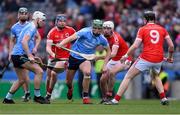 10 February 2019; Niall Burke of Oranmore-Maree takes in the Charleville defence during the AIB GAA Hurling All-Ireland Intermediate Championship Final match between Charleville and Oranmore-Maree at Croke Park in Dublin. Photo by Piaras Ó Mídheach/Sportsfile