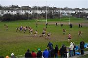 10 February 2019; Timmy Morrissey of Enniscorthy makes a break into the '22' during the Bank of Ireland Provincial Towns Cup Round 2 match between Skerries RFC and Enniscorthy RFC at Skerries RFC in Skerries, Dublin. Photo by Brendan Moran/Sportsfile