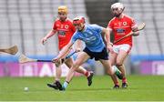 10 February 2019; Marcus Quinn of Oranmore-Maree in action against Jack O'Callaghan, left, and Darren Casey of Charleville during the AIB GAA Hurling All-Ireland Intermediate Championship Final match between Charleville and Oranmore-Maree at Croke Park in Dublin. Photo by Piaras Ó Mídheach/Sportsfile