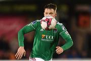 9 February 2019; Sean McLoughlin of Cork City during the 2019 President's Cup Final between Cork City and Dundalk at Turners Cross in Cork. Photo by Stephen McCarthy/Sportsfile