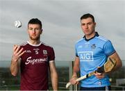 11 February 2019; Padraic Mannion of Galway and John Hetherton of Dublin during an Allianz Hurling League Media Event ahead of the Galway and Dublin fixture at Loughrea Hotel & Spa in Loughrea, Galway. Photo by Harry Murphy/Sportsfile