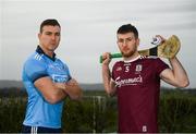 11 February 2019; John Hetherton of Dublin and Padraic Mannion of Galway during an Allianz Hurling League Media Event ahead of the Galway and Dublin fixture at Loughrea Hotel & Spa in Loughrea, Galway. Photo by Harry Murphy/Sportsfile