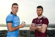 11 February 2019; John Hetherton of Dublin and Padraic Mannion of Galway during an Allianz Hurling League Media Event ahead of the Galway and Dublin fixture at Loughrea Hotel & Spa in Loughrea, Galway. Photo by Harry Murphy/Sportsfile