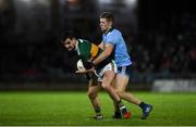 9 February 2019; Jack Sherwood of Kerry in action against Paul Mannion of Dublin during the Allianz Football League Division 1 Round 3 match between Kerry and Dublin at Austin Stack Park in Tralee, Co. Kerry. Photo by Diarmuid Greene/Sportsfile