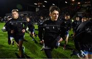 9 February 2019; Dublin captain Jonny Cooper, left, and goalkeeper Evan Comerford make their way out for the Allianz Football League Division 1 Round 3 match between Kerry and Dublin at Austin Stack Park in Tralee, Co. Kerry. Photo by Diarmuid Greene/Sportsfile