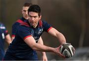 11 February 2019; Billy Holland during Munster Rugby Squad Training at University of Limerick in Limerick. Photo by Piaras Ó Mídheach/Sportsfile
