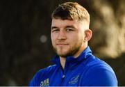 11 February 2019; Ross Molony poses for a portrait ahead of a Leinster Rugby press conference at Leinster Rugby Headquarters in UCD, Dublin. Photo by Ramsey Cardy/Sportsfile