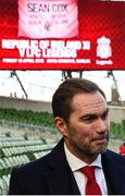 11 February 2019; Former Republic of Ireland and Liverpool player Jason McAteer at the launch of the Liverpool Legends v Republic of Ireland XI game at Aviva Stadium. The game, which will be played in Aviva Stadium on Friday, April 12, will act as a fundraising drive for supporter Sean Cox, who continues to recovery following bad injuries sustained ahead of a Liverpool game. Photo by Stephen McCarthy/Sportsfile