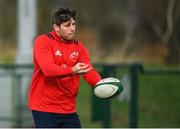 11 February 2019; Dave O'Callaghan during Munster Rugby Squad Training at University of Limerick in Limerick. Photo by Piaras Ó Mídheach/Sportsfile