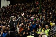 9 February 2019; Musician Liam O'Connor entertains the crowd prior to the Allianz Football League Division 1 Round 3 match between Kerry and Dublin at Austin Stack Park in Tralee, Co. Kerry. Photo by Diarmuid Greene/Sportsfile