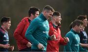 11 February 2019; Chris Farrell, centre, during Munster Rugby Squad Training at University of Limerick in Limerick. Photo by Piaras Ó Mídheach/Sportsfile