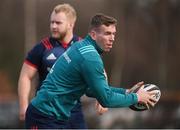 11 February 2019; Chris Farrell and Jeremy Loughman, behind, during Munster Rugby Squad Training at University of Limerick in Limerick. Photo by Piaras Ó Mídheach/Sportsfile