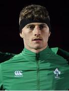 8 February 2019; Jonathan Wren of Ireland prior to the U20 Six Nations Rugby Championship match between Scotland and Ireland at Netherdale in Galashiels, Scotland. Photo by Brendan Moran/Sportsfile