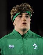 8 February 2019; Charlie Ryan of Ireland prior to the U20 Six Nations Rugby Championship match between Scotland and Ireland at Netherdale in Galashiels, Scotland. Photo by Brendan Moran/Sportsfile
