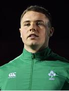 8 February 2019; Sean French of Ireland prior to the U20 Six Nations Rugby Championship match between Scotland and Ireland at Netherdale in Galashiels, Scotland. Photo by Brendan Moran/Sportsfile