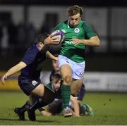 8 February 2019; Liam Turner of Ireland during the U20 Six Nations Rugby Championship match between Scotland and Ireland at Netherdale in Galashiels, Scotland. Photo by Brendan Moran/Sportsfile