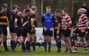 10 February 2019; Referee Tomás Treacy during the Bank of Ireland Provincial Towns Cup Round 2 match between Skerries RFC and Enniscorthy RFC at Skerries RFC in Skerries, Dublin. Photo by Brendan Moran/Sportsfile