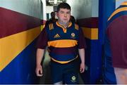 10 February 2019; Andy Coyle of Skerries makes his way out prior to the Bank of Ireland Provincial Towns Cup Round 2 match between Skerries RFC and Enniscorthy RFC at Skerries RFC in Skerries, Dublin. Photo by Brendan Moran/Sportsfile