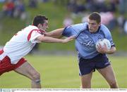 4 October 2003; Conal Keaney, Dublin, in action against Tyrone's Joe McMahon. All-Ireland U21 Football Championship Final, Dublin v Tyrone, Pairc Tailteann, Navan, Co. Meath. Picture credit; Matt Browne / SPORTSFILE *EDI*