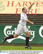 5 October 2003; Glen Crowe, Bohemians, celebrates after scoring his sides first goal. FAI Carlsberg Cup Semi-Final, Bohemians v St. Patrick's Athletic, Dalymount Park, Dublin. Soccer. Picture credit; David Maher / SPORTSFILE *EDI*