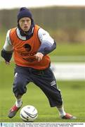 8 October 2003; Republic of Ireland's Damien Duff in action during squad training. Malahide Football Club, Malahide, Co. Dublin. Soccer. Picture credit; David Maher / SPORTSFILE *EDI*