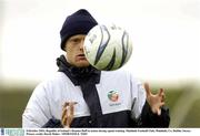 8 October 2003; Republic of Ireland's Damien Duff in action during squad training. Malahide Football Club, Malahide, Co. Dublin. Soccer. Picture credit; David Maher / SPORTSFILE *EDI*