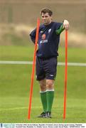 8 October 2003; Kevin Kilbane, Republic of Ireland, relaxes during squad training. Malahide Football Club, Malahide, Co. Dublin. Soccer. Picture credit; David Maher / SPORTSFILE *EDI*