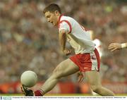 28 September 2003; Enda McGinley, Tyrone. Bank of Ireland All-Ireland Senior Football Championship Final, Armagh v Tyrone, Croke Park, Dublin. Picture credit; Matt Browne / SPORTSFILE *EDI*