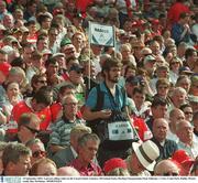 14 September 2003; A person selling radios in the Cusack Stand. Guinness All-Ireland Senior Hurling Championship Final, Kilkenny v Cork, Croke Park, Dublin. Picture credit; Ray McManus / SPORTSFILE