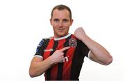 1 February 2019; Derek Pender during Bohemians squad portraits at IT Blanchardstown in Dublin. Photo by Piaras Ó Mídheach/Sportsfile