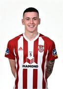 7 February 2019; David Parkhouse during Derry City squad portraits at the Ryan McBride Brandywell Stadium in Derry. Photo by Oliver McVeigh/Sportsfile