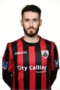 9 February 2019; Shane Elworthy during Longford Town Squad Portraits 2019 at City Calling Stadium in Longford. Photo by Sam Barnes/Sportsfile