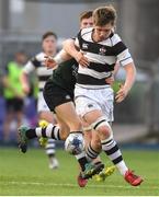 13 February 2019; John Meagher of Belvedere College is tackled by John Shanahan of Newbridge College during the Bank of Ireland Leinster Schools Senior Cup Round 2 match between Belvedere College and Newbridge College at Energia Park in Donnybrook, Dublin.  Photo by Eóin Noonan/Sportsfile