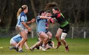 13 February 2019; Meaghan Kenny of IT Carlow during the Kay Bowen Women’s Senior 7s Final match between IT Carlow and MU Barnhall at MU Barnhall RFC in Leixlip, Kildare. Photo by Piaras Ó Mídheach/Sportsfile