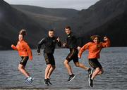 14 February 2019; Adventure athletes, from left, Kellie Farrell, Padraig O'Connor, Bernard Smyth and Laura O'Driscoll, National Champion, in attendance at the announcement that Continental Tyres have become title partner of the National Adventure Race Series at Glendalough in Co. Wicklow. Continental Tyres, the leading German premium tyre manufacturer, has agreed to be title partner of the Irish National Adventure Race Series in conjunction with Series founders Multisport Adventure Ireland and promotion partner Kayathlon.ie. The initial one-year partnership will debut at the sold-out ‘Quest Kenmare’ adventure race along the Wild Atlantic Way on 2 March, concluding with the ‘Sea2Summit’ race in Westport, Co. Mayo on 9 November.  To find out more about the Continental Tyres National Adventure Race Series, go to www.msai.ie or follow Kayathalon.ie on twitter or instagram Photo by Stephen McCarthy/Sportsfile