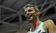 13 February 2019; Thomas Barr of Ireland after the Ericsson Men's 400m during the AIT International Grand Prix 2019 at the Athlone Institute of Technology in Westmeath. Photo by Brendan Moran/Sportsfile