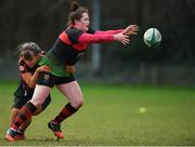 13 February 2019; Haley McKeever of IT Carlow during the Kay Bowen Women’s Senior 7s match between IT Carlow and UCC at MU Barnhall RFC in Leixlip, Kildare. Photo by Piaras Ó Mídheach/Sportsfile