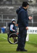 14 February 2019; Mary Immaculate College manager Jamie Wall during the Electric Ireland Fitzgibbon Cup Semi-Final match between National University of Ireland Galway and Mary Immaculate College Limerick at Cusack Park in Ennis, Clare. Photo by Eóin Noonan/Sportsfile