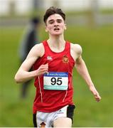 15 February 2019; Tommy Connolly, from CBC Cork City, on his way to winning the Senior Boys 6000m during the Irish Life Health Munster Schools Cross Country event at WIT Sports Campus in Carrignore, Waterford. Photo by Matt Browne/Sportsfile