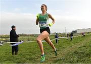 15 February 2019; Laura Nicholson, from Bandon Grammar School, on her way to winning the Senior Girls 2500m during the Irish Life Health Munster Schools Cross Country event at WIT Sports Campus in Carrignore, Waterford. Photo by Matt Browne/Sportsfile