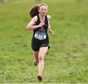 15 February 2019; Niamh O'Mahony, from Presentation Tralee, Co Kerry, on her way to winning the Intermediate Girls 3000m during the Irish Life Health Munster Schools Cross Country event at WIT Sports Campus in Carrignore, Waterford. Photo by Matt Browne/Sportsfile