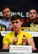 15 February 2019; Aiden Metcalfe during the Clash Of The Titans Press Conference at the National Stadium in Dublin. Photo by Sam Barnes/Sportsfile