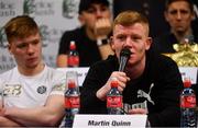 15 February 2019; Martin Quinn during the Clash Of The Titans Press Conference at the National Stadium in Dublin. Photo by Sam Barnes/Sportsfile