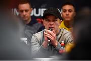 15 February 2019; Dylan Moran during the Clash Of The Titans Press Conference at the National Stadium in Dublin. Photo by Sam Barnes/Sportsfile