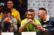 15 February 2019; Declan Kenna, centre, during the Clash Of The Titans Press Conference at the National Stadium in Dublin. Photo by Sam Barnes/Sportsfile